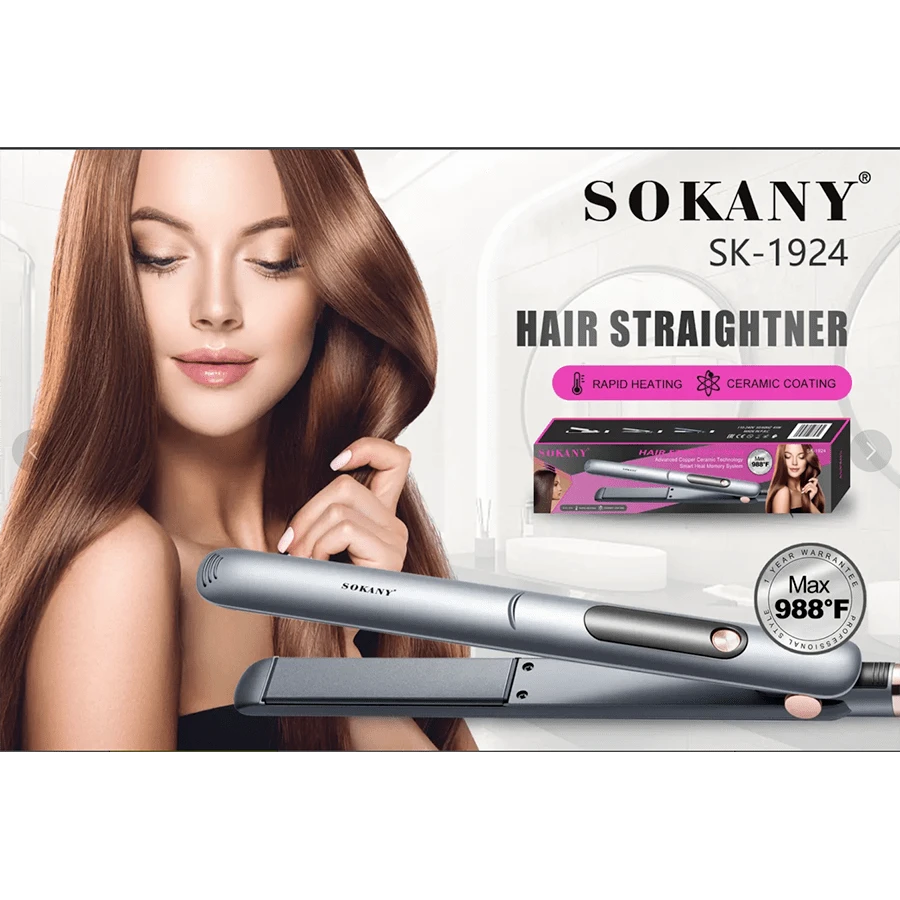 New Professional MCH Hair Straightener Keratin Treatment Wide Plate Fast Heat - Multicolor - View 1