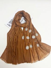 Của phụ nữ Trân châu Thêu Khăn quàng cổ , Khăn đi biển , Khăn choàng Thích hợp Đối với Sử dụng hàng ngày - Nhiều màu - Xem 12