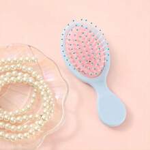 1個小巧可愛氣墊按摩梳,可攜帶,乾濕兩用 - 顏色隨機 - 查看 7