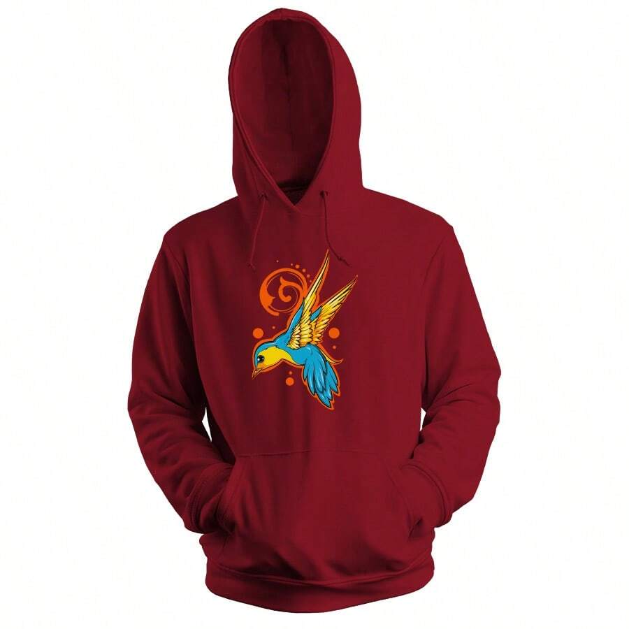 Men Hoodies - Màu Tím - Xem 1