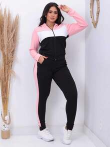 Women Two-piece Outfits - 淺粉色 - 查看 1