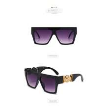 男士夏季時尚眼鏡休閒款 - 黑紫色 - 查看 2