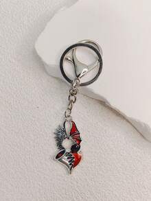 1 Miếng Phong cách Gô-tích Hình trái tim Thiên sứ & Ác quỷ Cánh Móc chìa khóa , Thích hợp Đối với Cặp đôi Qủa tặng Hoặc Sử dụng hàng ngày - Nhiều màu - Xem 10