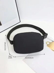 Bolsa de pecho para deportes al aire libre y ocio, bolsa de cintura colgante tipo Ins para mujer