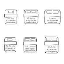 2/3入組銀杏葉印花刷毛微纖維被套套裝 - 彩色 - 查看 2