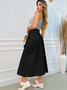 Women Skirts - màu đen - Xem 2