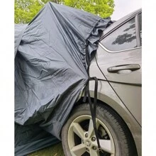 Outdoor Portable Waterproof Sedan SUV Car Rear Trunk Camping Tent For 3 Person - Navy Blue - View 5