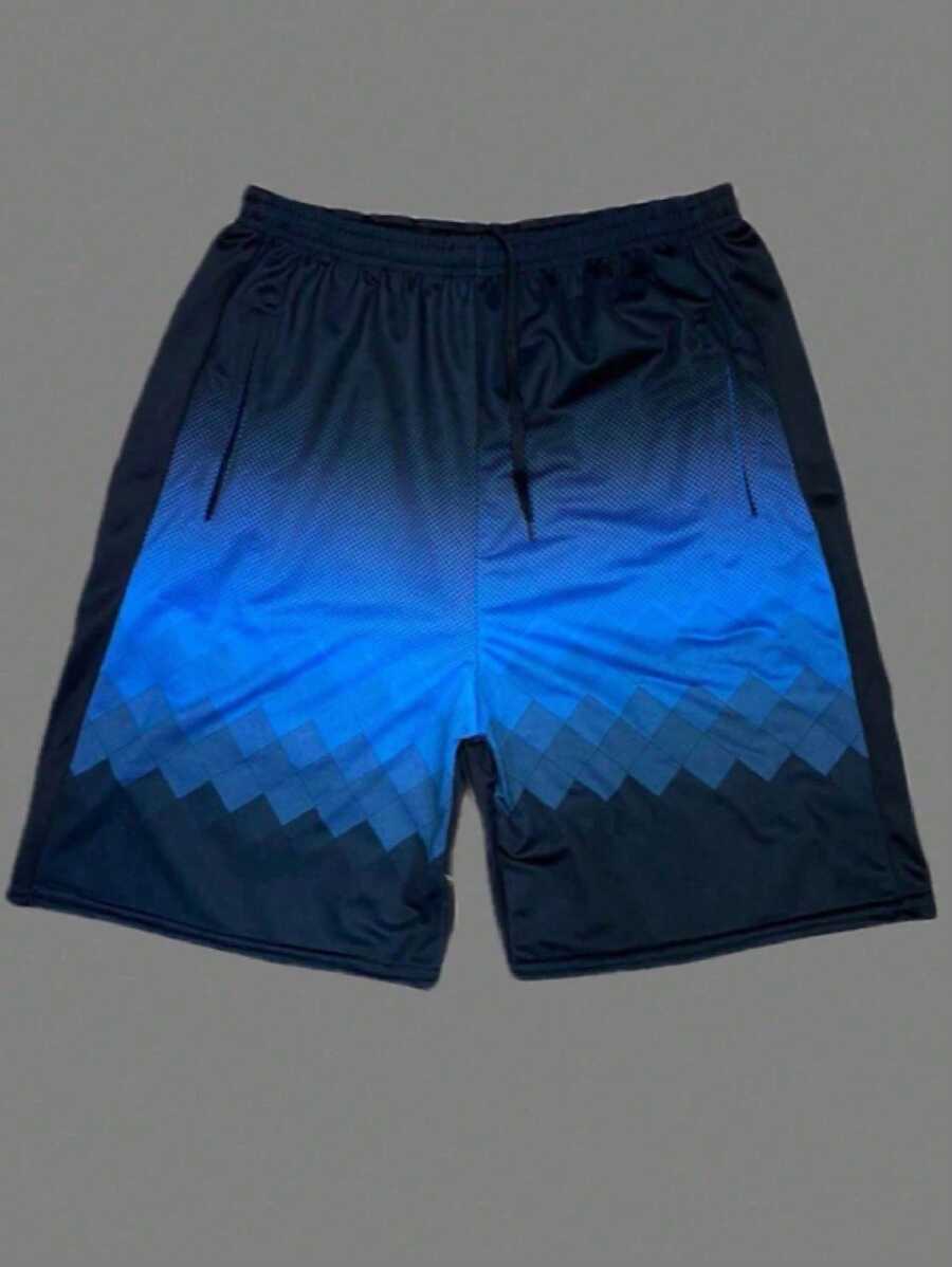 Men Shorts - Baby Blue - View 1