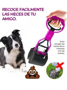Recogedor Pala De Heces Excremento De Perros Y Mascotas - Multicolor - Ver 2