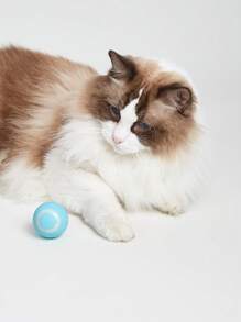 1 Rechargeable Smart Cat Toy Ball For Indoor Play, Suitable For Large, Medium And Small Cats - Pink - View 3