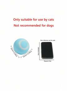 1 Rechargeable Smart Cat Toy Ball For Indoor Play, Suitable For Large, Medium And Small Cats - Pink - View 7
