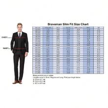 Men's Premium 3 Pc Shawl Lapel Slim Fit Tuxedo Set - Black - View 11