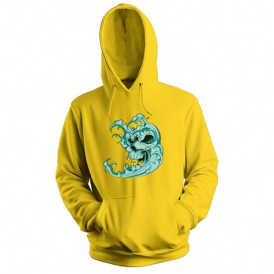 Men Hoodies - Màu vàng - Xem 1