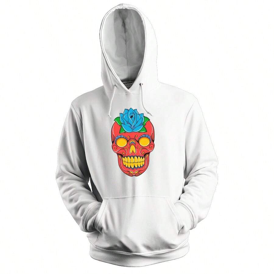 Men Hoodies - 白色 - 查看 1