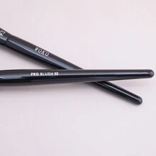 1支 #93 膏状腮红刷，斜角腮红刷，适用于液体腮红，化妆工具，粉底刷，遮瑕刷，腮红刷，修容刷，腮红刷，古铜粉刷，散粉刷，粉底刷，腮红刷 - 黑色 - 查看 8