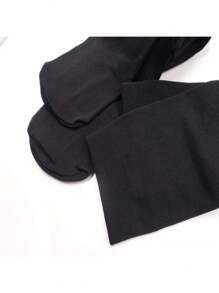 Meias Calça fio 80 Com Pé Térmica felpada Cor Preta Com Meia Pele Frio Intenso aduldo unico