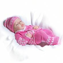 Muñeco Bebe Prematuro Mini  Premium con Sonido + Accesorios - Rosa - Ver 6