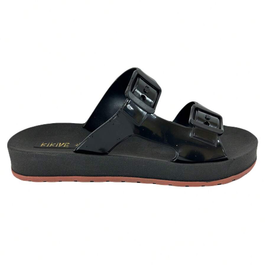 Women Flip-Flops - 深灰色 - 查看 1