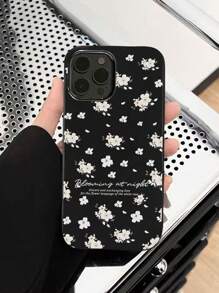 1 Ốp Jelly Tương thích với iPhone - Ốp điện thoại họa tiết hoa nhỏ màu trắng - Nhiều màu - Xem 1