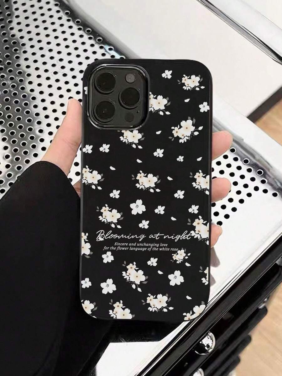 1 Ốp Jelly Tương thích với iPhone - Ốp điện thoại họa tiết hoa nhỏ màu trắng - Nhiều màu - Xem 1