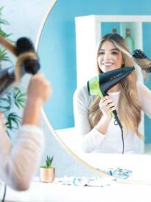 Black+Decker Pro Shine Therapy Hair Dryer With Diffuser - 黑色 - 查看 3