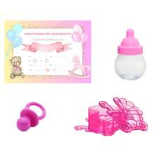 Muñeco Bebe Prematuro Mini  Premium con Sonido + Accesorios - Rosa - Ver 2