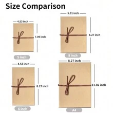 Accordion Creative Folding Diy Photo Album Sticker Type Scrapbook For Collecting Memories Of Couples And Classmates - Brown - View 6