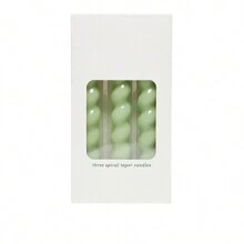 1 Packung 3 Stücke spiralförmige Kegel Kerzen, 7.1 Inch/18cm, 2 cm Durchmesser unten, 6 Stunden Brenndauer, geruchlos, tropffrei, verjüngtes Design, für Dinnerparty Hochzeitsdekoration, Raumdekoration, Geschenke