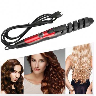 Women's Professional Spiral Curling Iron, Electric Hair Styling Tool