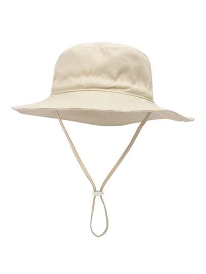 1PC Children's Summer Sun Visor Wide Brim Printed Breathable Beach Bucket Hat For Boys And Girls Outdoor Sports Buckets For Baby