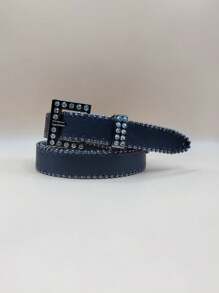 Women Belts - 黑色 - 查看 4