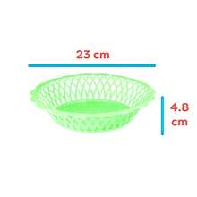 Plastic Tortillero-Bread Box Carlota Tulip Design With 75pcs. - Green - View 2