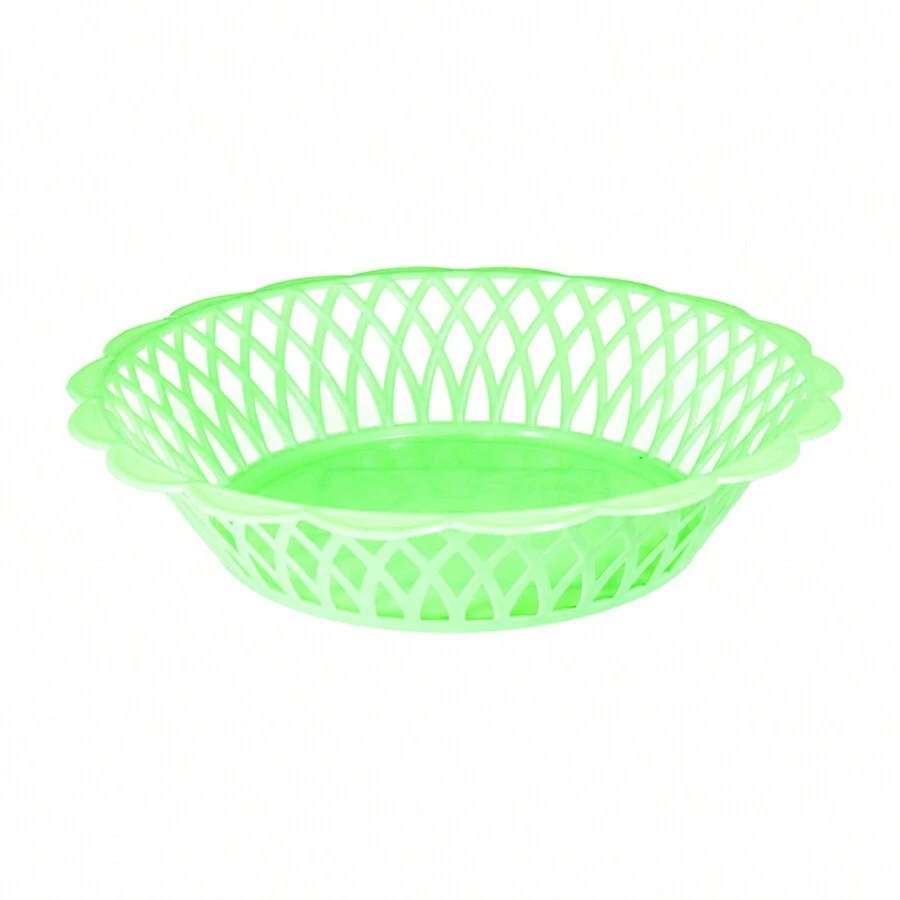 Plastic Tortillero-Bread Box Carlota Tulip Design With 75pcs. - Green - View 1