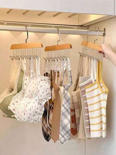 1pc Multifunctional Strap Hanger For Clothes Storage, No Trace Drying Rack For Underwear And Vest,Spring,Minimalist,Summer Tops