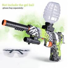 Electric Gel Ball Blaster, Rechargeable Automatic Splatter Ball Blaster, Great For Outdoor Activities - Shooting Team Game - Green - View 1