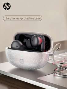 HP HP Wireless Bluetooth Earphone: Sports Life Headphones Compatible With Iphone, Android & IOS,ENC Noise Reduction Function - Perfect For Women, Kids, Men & Adults,Great Gift For Halloween