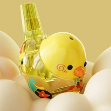 1pc Children's Toy Bird Shaped Whistle With Water Sound Effect And Painted Design