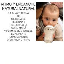 SET BIBERONES ANTICOLICO NATURAL START 0m+ RECIEN NACIDO 3 PIEZAS 9 OZ 260ml ORIGINAL MAMILAS - Blanco - Ver 4