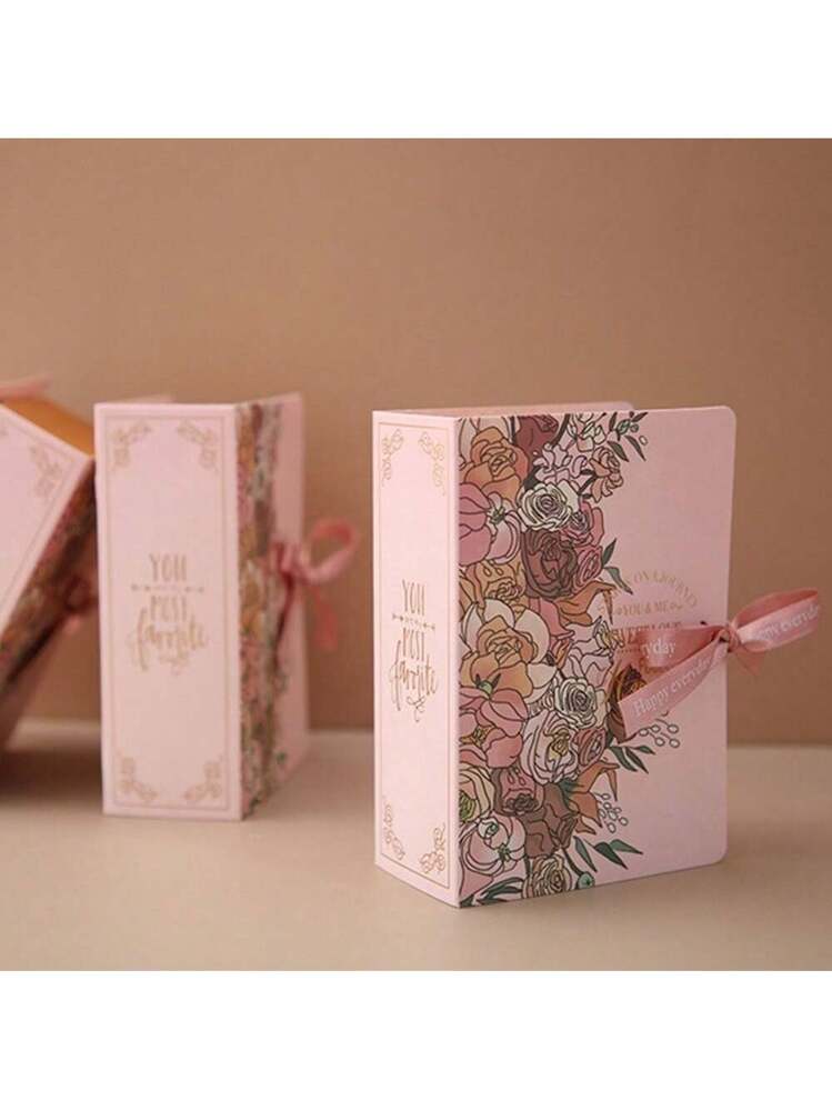 4 Pcs Scatole Regalo per Gioielli in Cartone, 9 x 9cm Scatole per Imballaggio di Gioielli, Confezione di Regalo Piccole per Orecchini, Scatoline di Stoccaggio in Carta Quadrate per Collane/Anelli (B