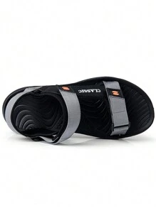 Men's Casual Classic Slip-Resistant Wear-Resistant Comfortable Sandals For Indoor And Outdoor With Simple Look - Grey - View 6