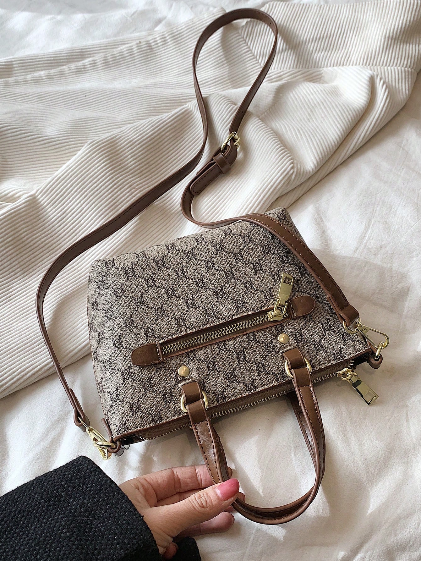 SHIMEINI حقيبة كتف صغيرة للنساء حقيبة يد يومية منا...