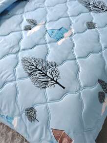 1件装多色磨毛棉被，现代活力印花夏季轻薄毯，适合居家卧室客厅汽车旅行 - 彩色 - 查看 3