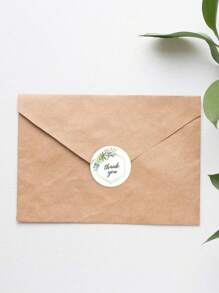 500pcs Round Flower-Shaped Thank You Stickers,Christmas