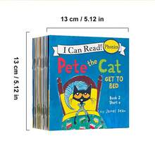 (12 Libros) Pete El Gato - Puedo Leer Libros De Imágenes De Inglés De Fonética, Cuentos Educativos De Inglés Con Imágenes Para Niños - Multicolor - Ver 4