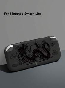 1 pieza Funda protectora negra de TPU con diseño de criatura mitológica compatible con Switch/OLED/Lite - Multicolor - Ver 5