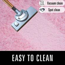 Available In A Variety Of Sizes And Colors Luxury Fluffy Area Rug Modern Shag Rugs For Bedroom Living Room, Super Soft And Comfy Carpet - Màu Hồng baby - Xem 6