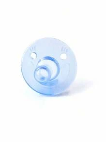 Chupete azul calmante para bebé, chupete inductor del sueño para recién nacido, chupete de silicona con cabeza redonda en forma de pulgar - Azul - Ver 8