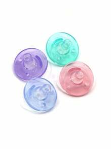 Chupete azul calmante para bebé, chupete inductor del sueño para recién nacido, chupete de silicona con cabeza redonda en forma de pulgar - Azul - Ver 6