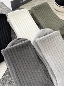 5 双男士春夏新款情侣休闲圆领网球袜 - 白色 - 查看 6