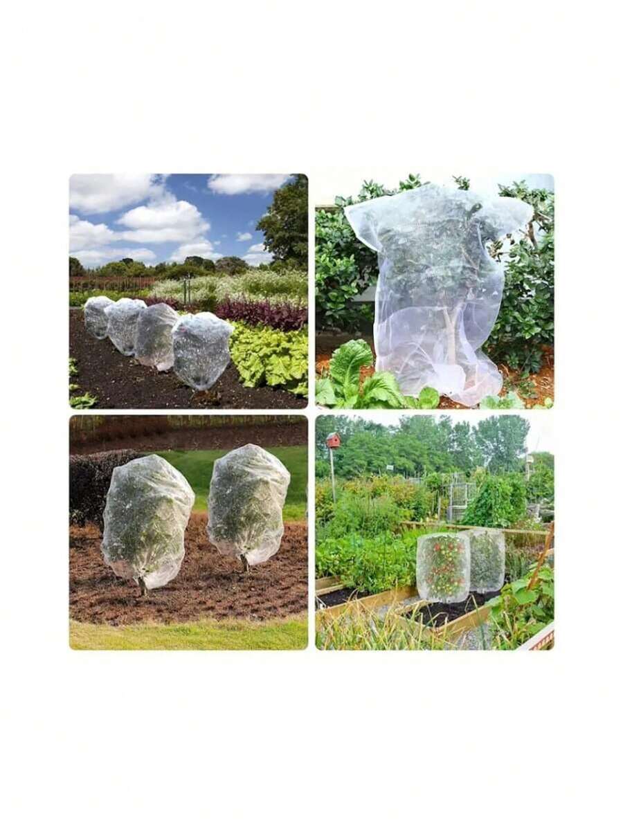 1 Pack, Garden Protection Netting Tree Covers Bags, Plant Fruits Blueberry Bushes Barrier